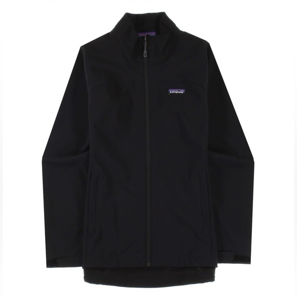 Patagonia ‎ Jacket Women's Size Small Black Adze Hybrid Softshell Polartec - Picture 12 of 12